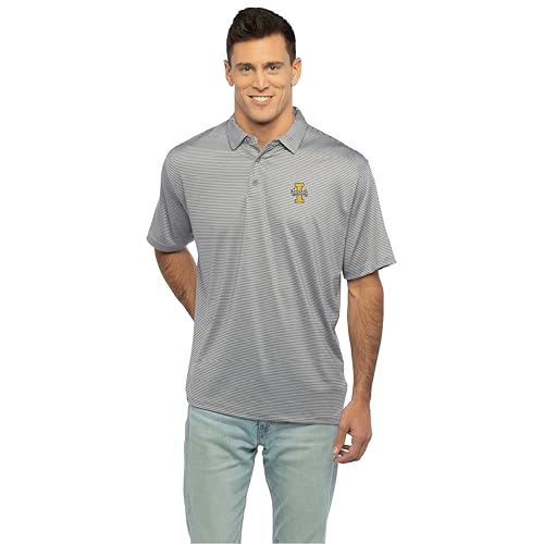 Vantage Apparel Men's Collegiate Premium Moisture Wicking Stretch Fit Striped P…