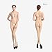 Crotchless Pantyhose for Women, Control Top Opaque Tight(1 Pair)