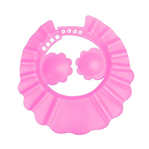 Amacok Baby Bath Hat Adjustable Visor Baby Shower Cap Durable Shampoo Protect Eyes Water-Proof Hair Splash Wash Shield