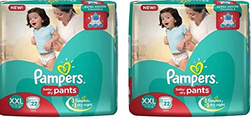 Pampers Dry Pants XXL Size 22pcs (Pack of 2)