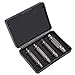 Damaged Screw Extractor JACKYLED 4 Piece Kit Remove Stripped HSS Broken Bolt Screws Remover with Case Extractor Dual Tip Design
