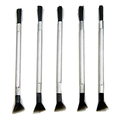 5pcs 4" Herb Grinder Brush with Scraper Tool