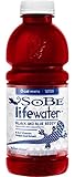 SoBe Lifewater, Black and Blue Berry , 20 Oz (Pack of 12)