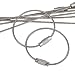 Pawfly 20 pcs Wire Keychain Cable 4 Inch Stainless Steel Key Ring Loop for Outdoor Hiking primary