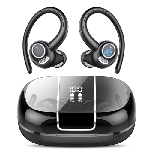 Wireless Sports Earbuds Secure Earhooks