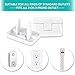 Outlet Covers Baby Proofing (40 Pack) with Hidden Pull Handle Outlet Plug Covers Prevent Electric Shock Hazard Outlet Protector Difficult for Kids to Remove Child Proof Outlet Covers
