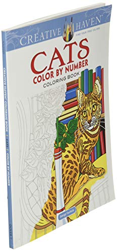 Creative Haven Cats Color by Number Coloring Book (Creative Haven ...