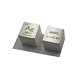 GOLEHS Silver (Ag) Density Cube, Laboratory-Grade