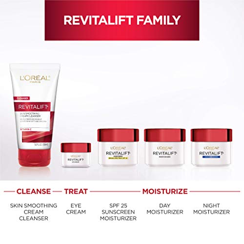 L'Oreal Paris Skincare Revitalift Anti-Aging Face Moisturizer, Day Moisturizer with Pro-Retinol and Centella Asiatica, Paraben Free, Suitable for Sensitive Skin, 2.55 oz.