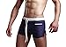 SALENT Mens Swimsuits Swim Trunks Short Swimming Boxer Briefs - Quick Dry Mesh Lining (Navy Blue, M Fit Waist: 32