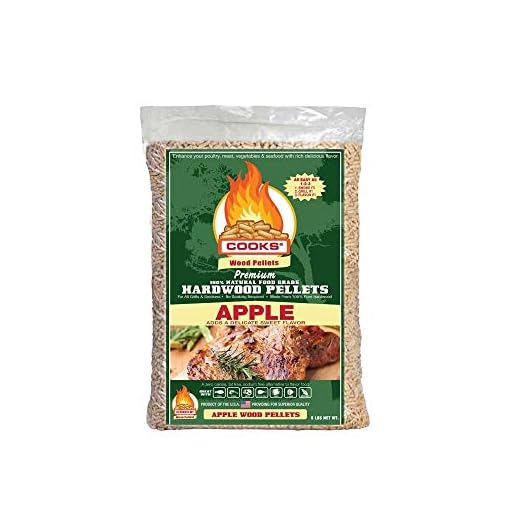 Cooks BBQ Products Apple Hardwood BBQ Pellets for Pellet Grills