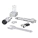 Curt Manufacturing 23530 Anti-Rattle Hitch Lock, Silver