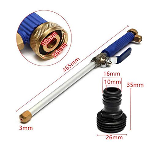 Garden Hose Nozzle, Sacow Pro High Pressure Power Washer Spray Nozzle New Water Hose Wand Attachment