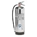 Buckeye 50000 Stainless Steel Water Pressurized Hand Held Fire Extinguisher with Wall Hook, 2.5 Gallon Agent Capacity, 7" Diameter x 9" Width x 24-1/2" Height