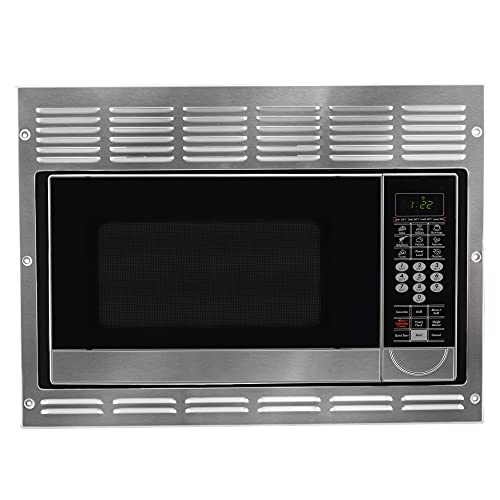 RecPro RV Convection Microwave Stainless Steel 1.1 cu. ft 120V Microwave Appliances