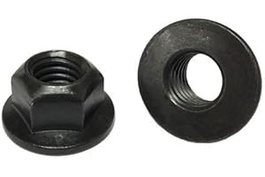 BOLTSANDNUTS.COM (12) M10-1.5 Hex Flange Prevailing Torque Top Lock Nuts Class 10 Phos & Oil
