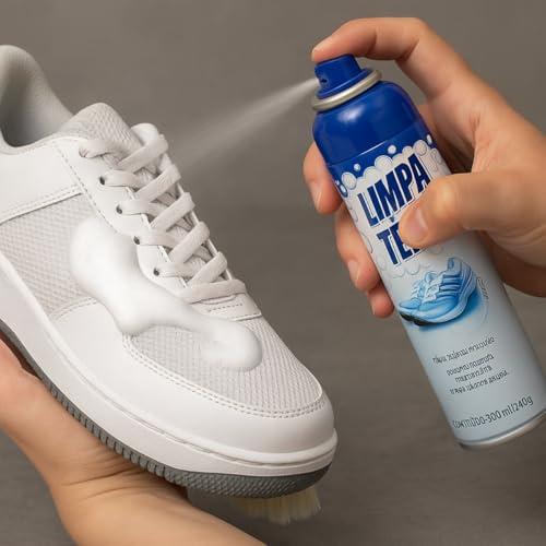 kit 2 Limpa Tênis Premium Espuma Magica para Calcados Petroplus Nylon Borracha Tecido Couro Sintetico