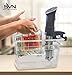 Sous Vide Rack For Anova, Nomiku, Sansaire, PolyScience All Sous Vide Cooker Immersion Circulator Cookers - Adjustable Stainless Steel, Collapsible, Even Warming - Sous Vide Rack Divider Is Heavy Duty & Rust Resistant Works With Most Sous Vide Containers