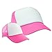 DALIX Mommy and Me Hats Mom and Daughter Father Son Caps Baby Caps Neon Pink Wht