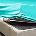 Empyrean Queen Sheets Set - 110 GSM 6 Piece Bed Sheets for Queen Size Bed, Double Brushed Queen Size Sheets, Soft Bedding Sheets & Pillowcases - Teal Blue