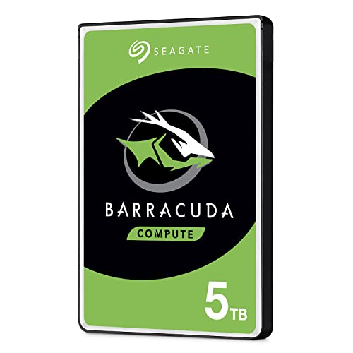 Seagate Barracuda 5 To, Disque Dur Interne Hdd – 2,5 Pouces Sata 6 Gbit/S 5 400 Tr/Min, 128 Mo De Mémoire Cache, pour PC De Bureau (St5000Lm000)