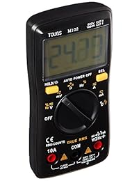 Instrumento Tougs M102 compacto True RMS multímetro digital Auto Ranging 6000. Instrumento de medición electrónica volt, amp, ohm. Medidor de temperatura múltiple con chip autocalibrado y retroiluminación