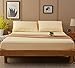 SONORO KATE Bed Sheet Set Super Soft Microfiber 1800 Thread Count Luxury Egyptian Sheets 18-Inch Deep Pocket Wrinkle and Hypoallergenic-4 Piece(Queen Ivory)