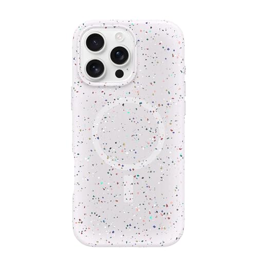 OtterBox Cover per iPhone 16 Pro Max Symmetry Series Core MagSafe, resistente a shock e cadute, ultra sottile, protettiva, Testata 3x vs norme MIL-STD 810G, Bianco