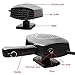 Portable Car Cooling Fan, Auto Electronic Heater Fan Fast Heating Defrost 12V 150W Car Heater, Plug Adjustable Thermostat in Cigarette Lighter, 2 in 1 Heating/Cooling Function 3-Outlet Car Heater