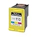 ValueToner Remanufactured Ink Cartridge Replacement for HP 110 CB304AN (Tri-Color, 3 Pack)