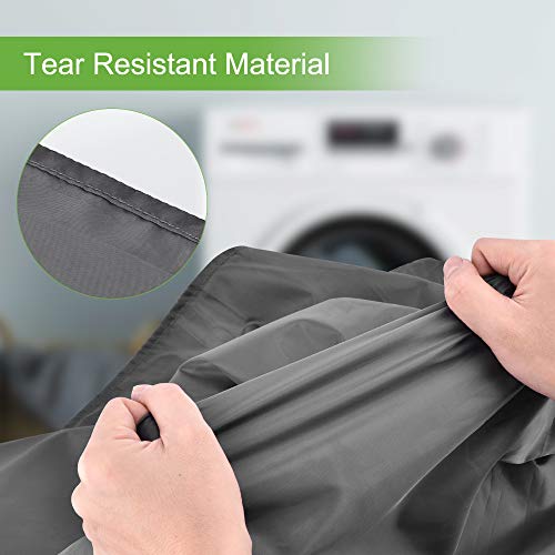OTraki Large Travel Laundry Bags 28 x 45 inch XL Heavy Duty Drawstring Dorm Organizer Bags Tear Resistant Laundry Hamper Basket Liner Jumbo Dirty Clothes Storage, Three Loads of Clothes 2 Pack Grey