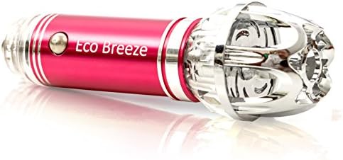 Car Air Purifier, Ionizer, Air cleaner, Ionic air purifier, Car Air Freshener and Order Eliminator | Removers Cigarettes Smoke, Bad Smell and Odors, Kill Harmful Viruses &amp; Bacteria [Red]