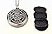 Wild Essentials Celtic Cross Aged Brass Essential Oil Diffuser Nickel Free Alloy Locket Pendant with 24 inch Chain, 6 Refill Pads, Customizable Color Changing Perfume Jewelry for Aromatherapy