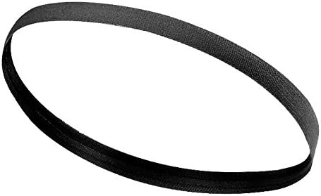 Unisex Sports Headband No Slip Grip Hairband Elastic Single Band Silicone Lined Sweatband for Basketball Soccer Tennis Crossfit Yoga &amp; Golf (Black)