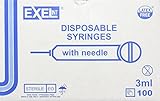 Exel Int 3ml Luer Lock Tip w/22Gx1