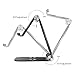 MoKo Foldable Phone/Tablet Stand, 210 Degree Aluminum Desktop Holder Fit with iPhone 11 Pro Max/11 Pro/11, iPad 10.2