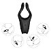Waterproof Vibrating Cock Ring with 7 Powerful Vibration Modes, PALOQUETH Multifunctional G Spot Vibe Nipple Massager Penis Vibrator Perineum Stimulator for Couples Play, Rechargeable