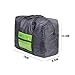 Parboo Waterproof Nylon Foldaway Duffel Bag Attached to Luggage Sports Gear Gym Bag for Outdoor Activities,Green