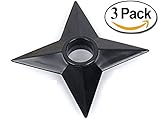 Oliasports Naruto Shuriken Throwing Star Real Size Plastic Costume (3 Pieces)