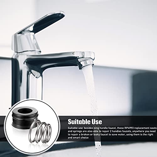 Hotop 20 Pieces RP4993 Replacement Seats and Springs 10 Sets RP4993 Faucet Repair Seat Spring