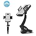Amoner Car Phone Mount, 3-In-1 Car Mount Holder Phone Charger with Dual USB 3.1 A for iPhone, Samsung, HTC, GPS and More Smartphones