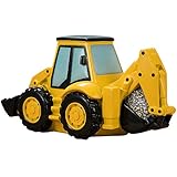 FUYU Cartoon Excavator Piggy Bank Coin Bank Large Capacity Money Box Home Decor