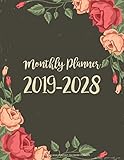 Ten Years 2019-2028 Monthly Calendar Planner: Ten Years | January 2019 to December 2028 Monthly Calendar Planner For Academic Agenda Schedule ... Floral Design (10 Years Calendar Planner) by Kay K. Pardee