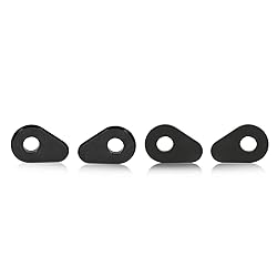 LQMY Accessories 4 Pcs Black Motorcycle Turn Signal