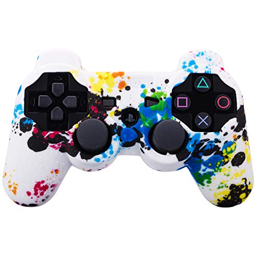 1 Silicone+Protective+Controller+Splashing+PlayStation+3