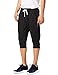 Baleaf Men's 3/4 Workout Joggers Capri Pants Running Training Side Pockets