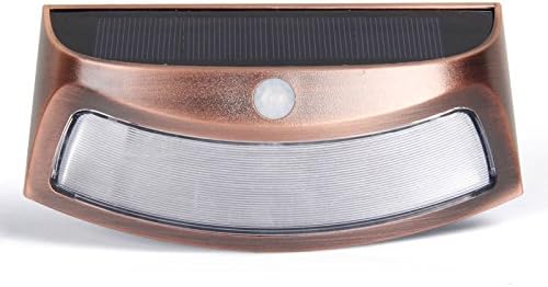 KingYuan Garden Solar Power Light Motion Sensor Wall Light LED Waterproof Outdoor Lights Solar Lamp Night Path Lighting White