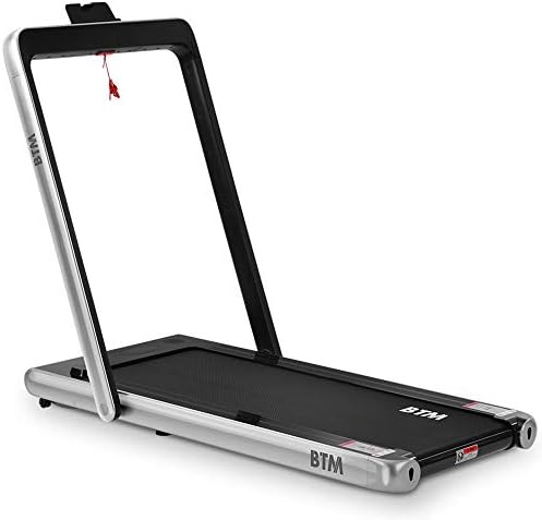 Btm 電動ランニングマシン ルームランナー Max12km H 低床設計 ダイエット器具 有酸素運動 静音 折りたたみ 家庭用 トレッドミル 衝撃吸収 室内運動 健康器具 1年保証
