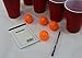 Perfect Life Ideas 30 Pc Beer Pong Set Cool Fun Beer Drinking Party Game to Play for Adults College Students - Includes Cups, Balls, Game Anti Skid Mat More