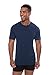 Texere Crew Neck Undershirt for Men (Dexx, Midnight Blue, L)
